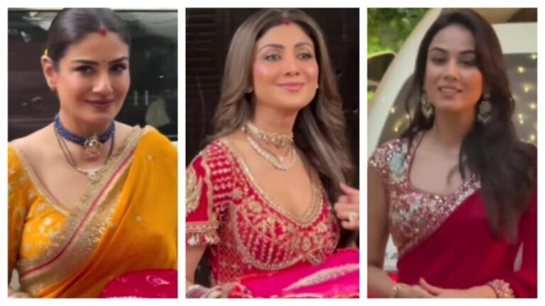 Raveena Tandon, Shilpa Shetty, Mira Rajput shine bright in glamorous ethnic looks for Karwa Chauth 2025 Raveena Tandon, Shilpa Shetty, Mira Rajput shine bright in glamorous ethnic looks for Karwa Chauth 2025