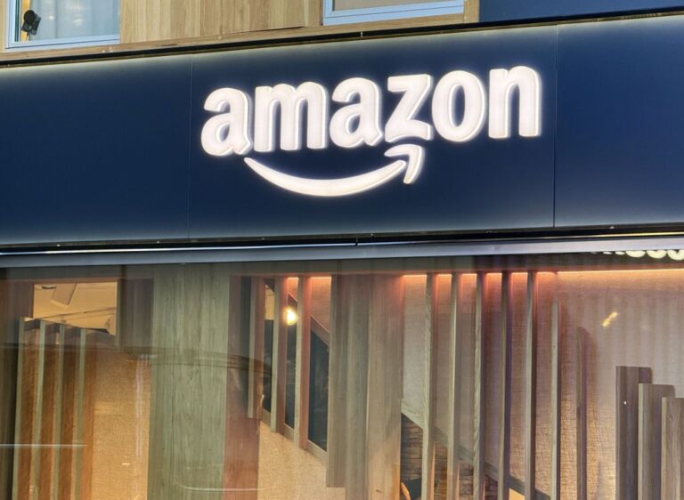Stocks Close Out Strong Month With Solid Amazon Earnings: Stock Market Today Amazon store is seen at Promenade Street in Davos, Switzerland