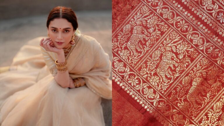 ‘Now I realise I was…’: Aditi Rao Hydari pays tribute to the iconic Wanaparthy sari that inspired her wedding ensemble | Fashion News Aditi Rao Hydari pays homage to Wanaparthy sari