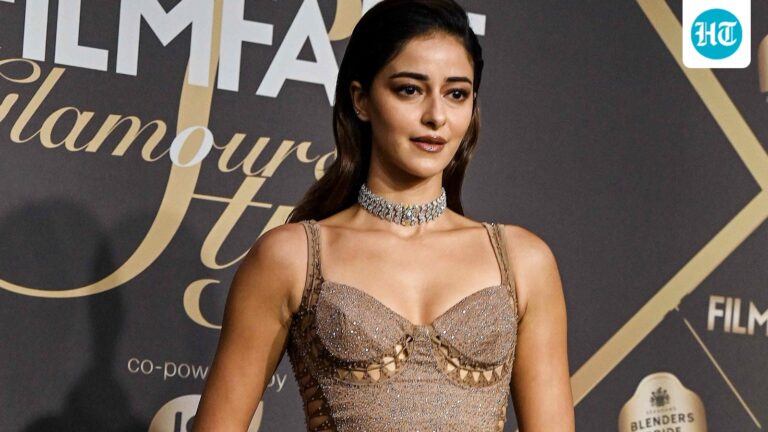 Ananya Panday serves stunning red carpet look in a scene-stealing metallic gown and matching coat Ananya Panday serves stunning red carpet look in a scene-stealing metallic gown and matching coat
