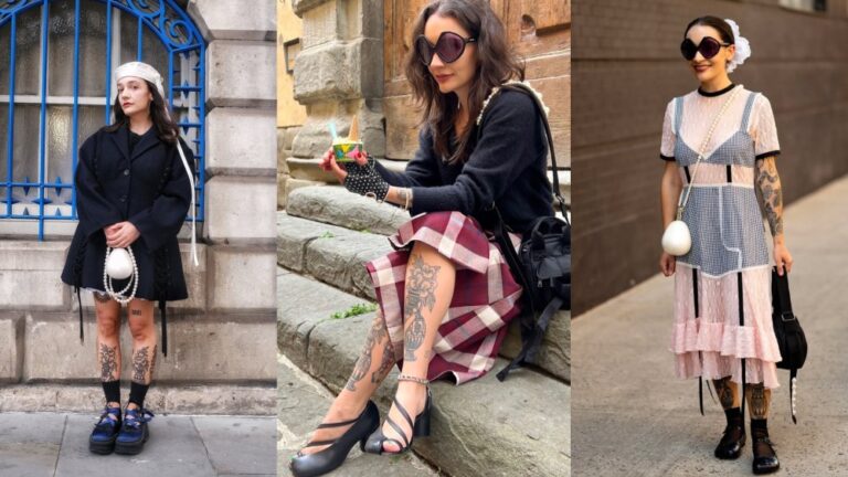 Explaining the Viral Footwear Trend Mandy Lee, also known as @oldloserinbrooklyn on social media, showing her freaky shoes.