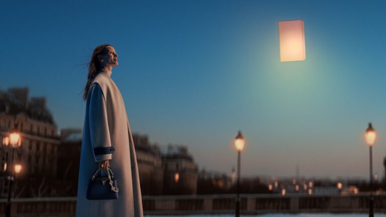 Louis Vuitton’s 2025 Holiday Campaign Is Inspired by Lantern Festival A still from Louis Vuitton's 2025 holiday campaign