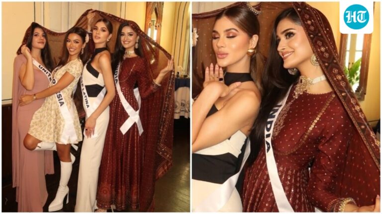 Miss India Manika Vishwakarma brings desi glam to Miss Universe, proudly flaunts anarkali suit and traditional jewellery Miss India Manika Vishwakarma brings desi glam to Miss Universe, proudly flaunts anarkali suit and traditional jewellery