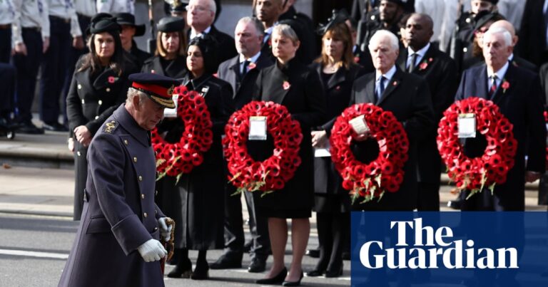 Second world war veterans applauded as king leads Remembrance Sunday tributes | Remembrance Day Second world war veterans applauded as king leads Remembrance Sunday tributes | Remembrance Day