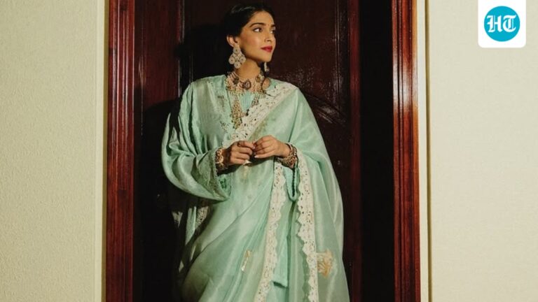 Sonam Kapoor turns heads in 2 soft pastel outfits as she shares new ‘shaadi ready’ photos from Dubai Sonam Kapoor turns heads in 2 soft pastel outfits as she shares new ‘shaadi ready’ photos from Dubai