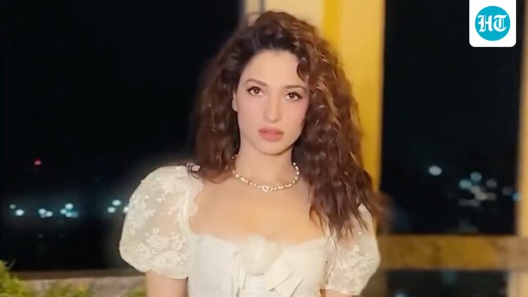 Tamannaah Bhatia wows in dreamy white lace dress and heart necklace; See the full look here Tamannaah Bhatia wows in dreamy white lace dress and heart necklace; See the full look here