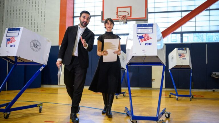 Zohran Mamdani’s Wife Rama Duwaji is An Artist in Her Own Right Democratic Mayoral Candidate Zohran Mamdani and his wife, Rama Duwaji, votes at The Frank Sinatra School of the Arts on November 04, 2025 in the Queens borough of New York City. Voters in NYC are voting for who will be replacing Mayor Eric Adams between the front runner New York Mayoral Candidate Zohran Mamdani and New York City mayoral candidate Andrew Cuomo and Republican mayoral candidate Curtis Sliwa. More than 735,000 people have voted early, according to the Board of Elections, more than four times as many as in the 2021 contest. This election also has other city offices on the ballot, as well as six proposals.
