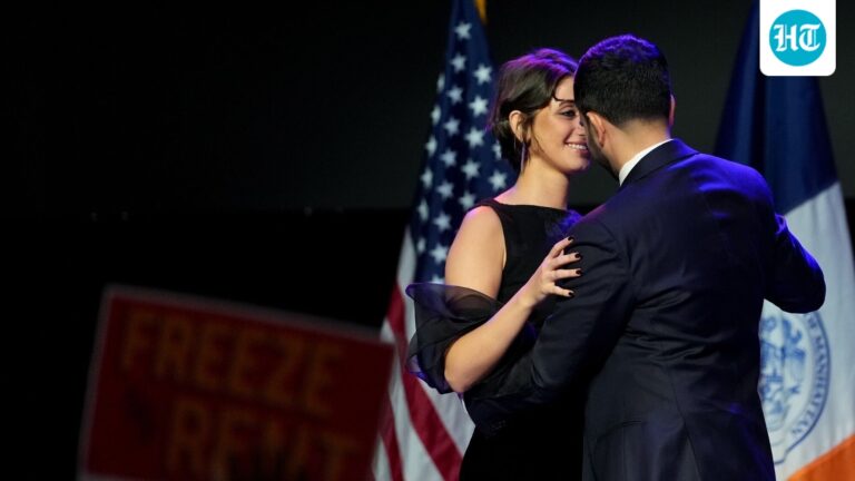 Zorhan Mamdani's wife, artist Rama Duwaji chooses simple black outfit for her first appearance as New York's First Lady